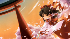 Video games touhou miko