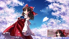 Video games touhou miko