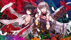 Video games touhou miko