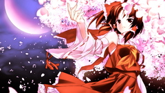 Video games touhou miko