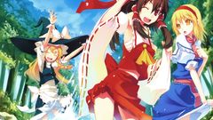 Video Games touhou miko