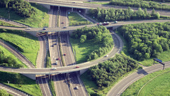 View of highway system