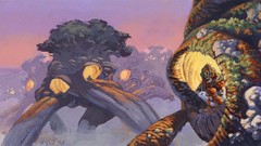 Villages magic: the gathering artwork treetop Anthony Scott 