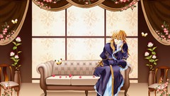 Vincent nightray blondes couch