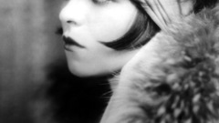 Vintage grayscale Clara Bow