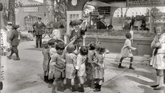 Vintage monochrome USA historic Atlantic City