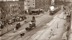 Vintage old trains new