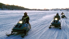 Vintage snowmobile Indy polaris