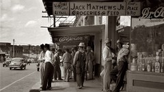Vintage Texas monochrome USA historic San Augustine