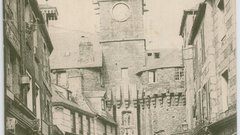 Vire porte horloge cote