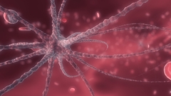 Viruses digital art artwork render red cgi