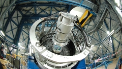 Vista camera on telescope