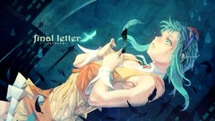 Vocaloid falling down feathers