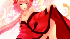 Vocaloid Flowers cleavage long