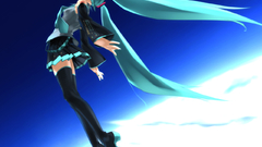 Vocaloid flying hatsune miku