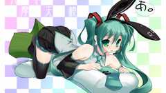 Vocaloid hatsune miku bunny