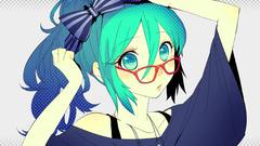Vocaloid hatsune miku glasses