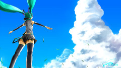 Vocaloid hatsune miku thigh