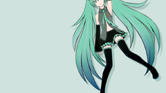 Vocaloid hatsune miku thigh