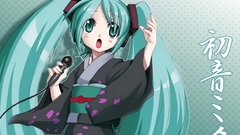 Vocaloid hatsune miku twintails