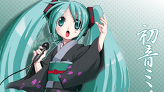 Vocaloid hatsune miku twintails