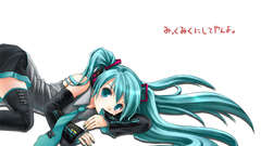 Vocaloid hatsune miku twintails