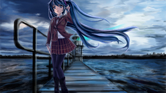 Vocaloid hatsune miku twintails