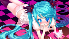 Vocaloid hatsune miku twintails