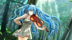Vocaloid hatsune miku violins