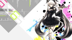 Vocaloid hatsune miku waitress