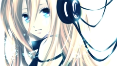 Vocaloid Lily (Vocaloid) headphones
