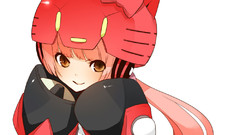 Vocaloid long hair brown