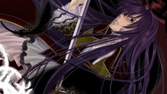 Vocaloid long hair purple