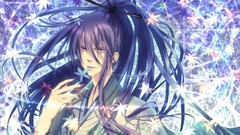 Vocaloid long hair purple