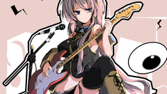 Vocaloid megurine luka guitars
