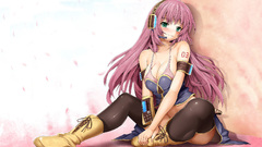 Vocaloid megurine luka thigh