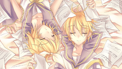 Vocaloid school uniforms kagamine