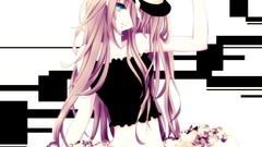 Vocaloid white megurine luka