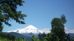 volcano snow Green nature landscape Plants