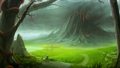 Volcanoes artwork Gary Tonge