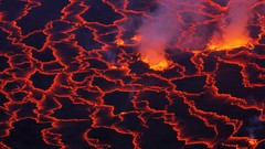 Volcanoes lava Africa national park congo MAGMA
