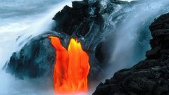 Volcanoes lava Hawaii