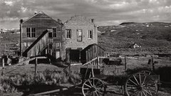 Wagon California and buildings George gelatin bodie tice