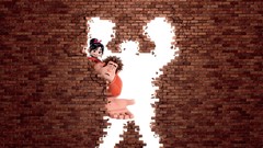 Wall Bricks animation disney Wreck It Ralph Vanellope von 