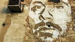 Wall Bricks faces urban streets mortar street art