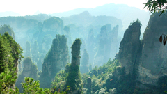 Wall China distance scenery limestone ching chong