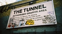 Wall graffiti Banners tunnels graffiti art