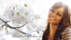 Wall woman widescreen christina milian models black people 