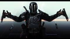 Walls high some post Tech futuristic sci