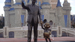 Walt amp Mickey statue